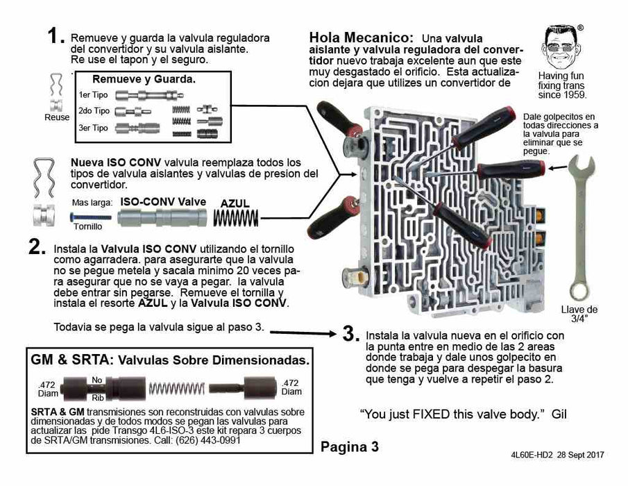 Shift Kit Transgo Reprogramacion Alto Rendimiento 1993/15 4L60E 4L65E 4L70E