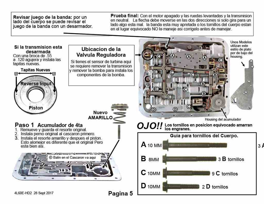 Shift Kit Transgo Reprogramacion Alto Rendimiento 1993/15 4L60E 4L65E 4L70E